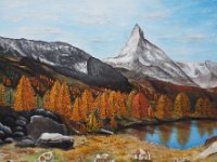 Matterhorn  Olio su MDF - 40 x 50